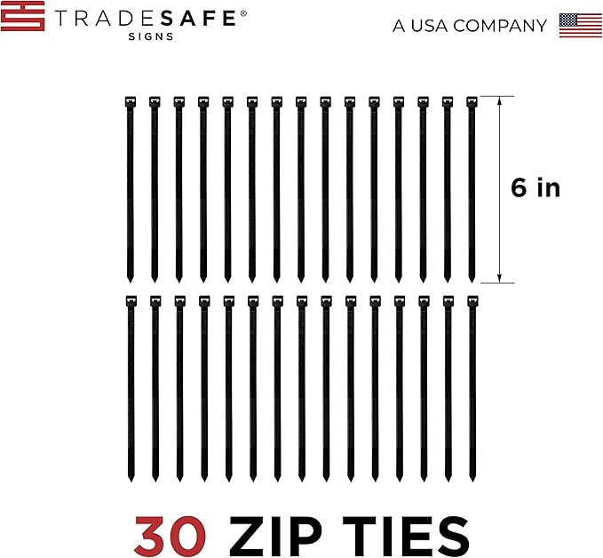 TRADESAFE Spanish Safety Inspection Tags, Inspección de Seguridad - 30 Safety Tags with 30 Zip Ties, Durable 32 mil Vinyl, Inspection Record Tag for Scaffolds, Ladders, Fire Extinguisher, Machinery