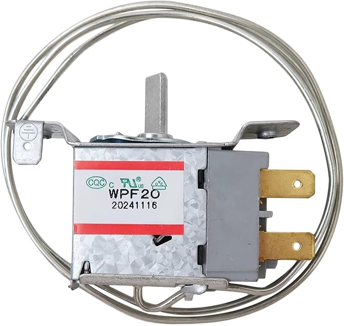 WPF-20 Fridge Temp Control Freezer Temperature Control Thermostat 2 Pin for wpf16 and wpf18, Replacement WR09X10197 Thermostat by YTXXDEUS