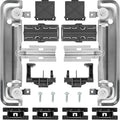 UPGRADED W10712395 Dishwasher Upper Rack Adjuster Kit - Compatible with Whirlpool Kenmore Kitchenaid Dishwasher - Replace W10350375 PS10065979 AP5957560, Fit for WDT730PAHZ0 WDT750SAHZ0 WDT970SAHZ0