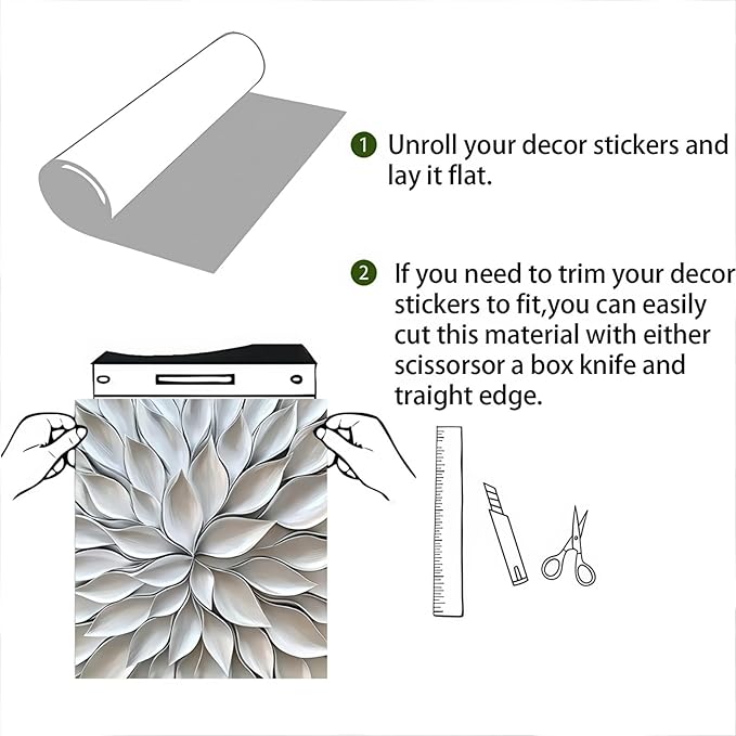 Flowers Dishwasher Magnet Cover 23x26 Inch Silver Petal Texture Magnetic Dishwasher Cover Washers Fridge Panel Decal Cover Washing Machine Cabinet Reusable Dishwasher Door Covers Decorative