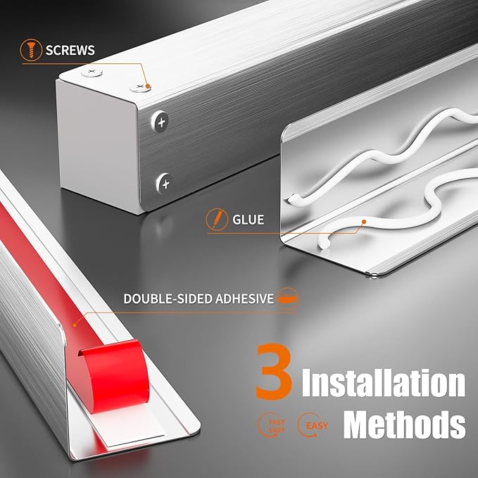 1x1x48 Inches 304 Stainless Steel Wall Corner Guards (5-Pack) Heavy Duty Rounded Corner Protector, Smooth Folded Edge Design for Wall Protection Stainless Steel Slab