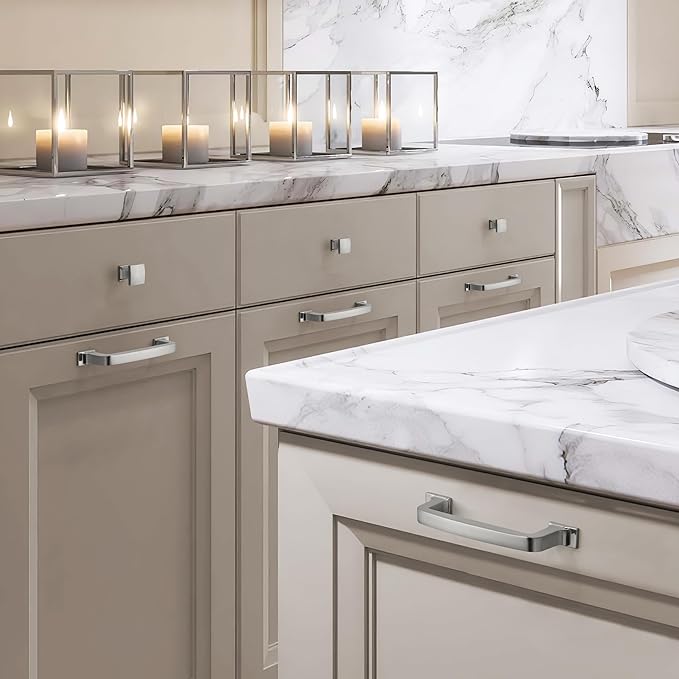 khtumeware 2 Pack 12 Inch Kitchen Cabinet Handles Brushed Satin Nickel Cabinet Pulls Drawer Pulls Kitchen Cabinet Hardware Kitchen Handles for Cabinets Cupboard Handles Drawer Handles