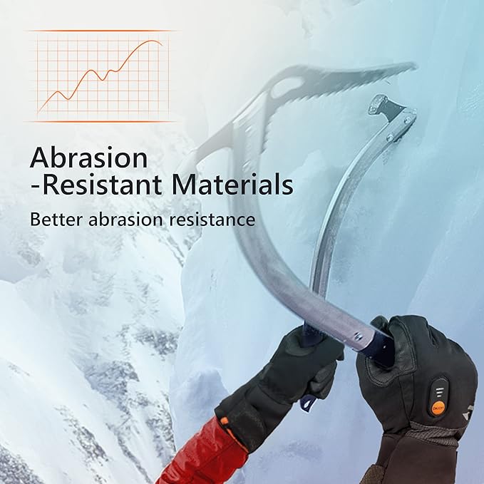Heated Gloves for Men Women, Rechargeable Waterproof Heated Work Gloves with Arthritis Raynaud's Relief for Ski Golf Hiking Driving