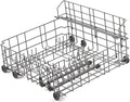 Allstare W10139223 Dishwasher Lower Rack Replacement for Whirlpool Maytag Jenn-Air Dishwasher Parts with 902990 Lower Shelf MDBD820AWW MDB7100AWQ Lower Dishrack Assembly Wheels Dishwasher Bottom Rack