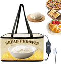 Dough Proofing Box, Portable Dough Proofing with NTC Sensor Temperature and Timer Controller,Auto Shutdown Timer, Foldable Zippered Bread Proofing basket, Yogurt and Rice Wine Fermentation Box.