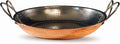 Sertodo 12 Inch Hand-Hammered Copper Paella Pan | Heavy-Gauge Pure Copper Frying Pan & Skillet | Artisan Cookware for Cooking & Serving – Alicante Style