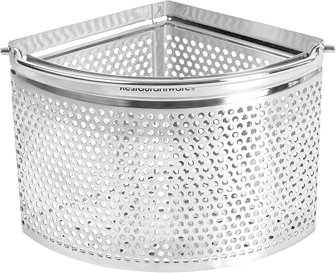 Restaurantware Steamer Basket for Cooking Pot 3-Piece Stainless Steel Trio Separator Perforated Steam Basket Divider for Cooking Veggies, Dumplings, Eggs, Seafood, Pasta, Pressure Cooker