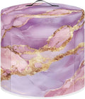Purple Marble Dust Cover for Kitchen Instant Pot Accessories Appliance Cover Quart Pressure Cooker Air Fryer Rice Cooker Kitchen Appliance Dust Covers with Storage Pockets Size S