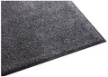 Guardian Platinum Series Indoor Wiper Floor Mat, Rubber with Nylon Carpet, 4'x12', Grey