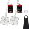2PCS - Kitchen Spider Fryer Scoop Fry Skimmer Fryer Skimmer (2 spoons + 1 apron + 1 chef's hat)