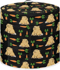 Pressure Cooker Cover for Women,Groundhog Carrot Dust-proof Cover for Rice Cooker Air Fryer Kitchen Appliance Covers with Top Handle and Pocket Home Kitchen Decor Gifts for Friends