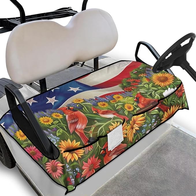 Golf Cart Seat Cushion Cover Featuring Universal Fit and Comfortable Fabric for Daily Outdoor Cart Use
