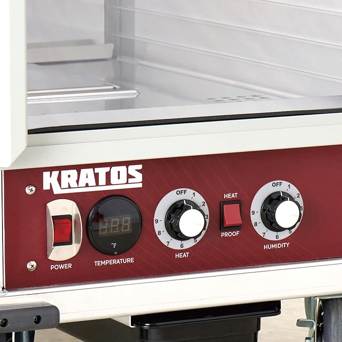 Kratos Half Size Commercial Insulated Holding and Proofing Cabinet, Holds 12 Full Size Sheet Pans, 120V, 1440W (28W-155)