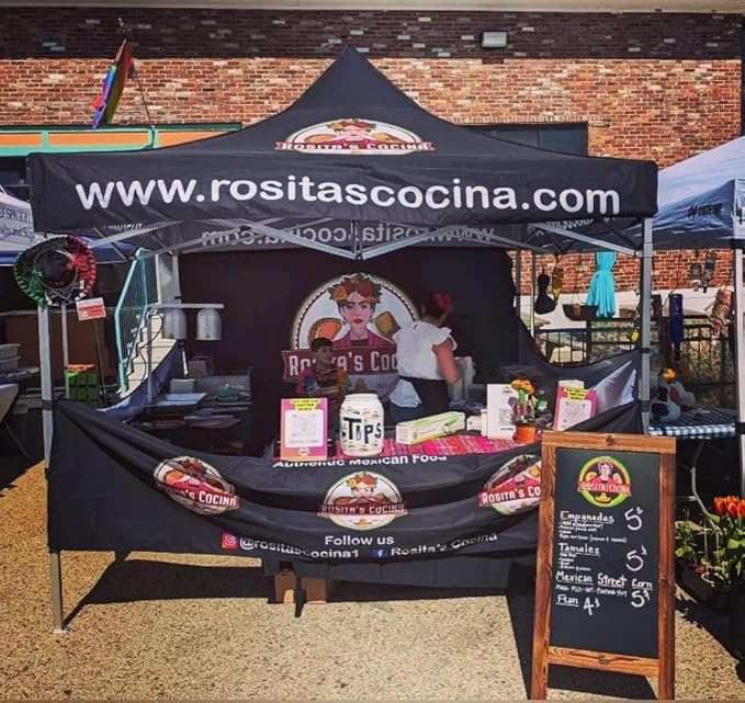 Custom Canopy Pop Up Tent 10x10 with Logo, Personalized Pop Up Canopy for Tradeshow, Customized Canopy Advertising Outdoor Tent (top Canopy +one Full Wall, Three Small Side Wall + 13 kg Frame)