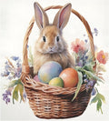 Dishwasher Magnet Cover, Easter Bunny Magnet Sticker Fridge Panel Decal for Home Kitchen Decor, 23x26 in