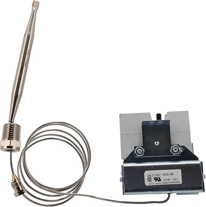 Supplying Demand 8073680 Commercial Deep Fryer Manual High-limit Thermostat - Replaces 8066116, 481107 | Manual High-limit Thermostat up to 450˚ with 36” Capillary Tube