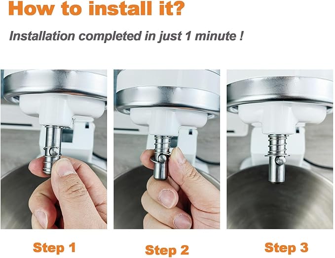 Spring and Washer Kit Fit for Kitchenaid Mixer, Quick Install Replacement Accessories and Upgrade Parts, 4 Packs