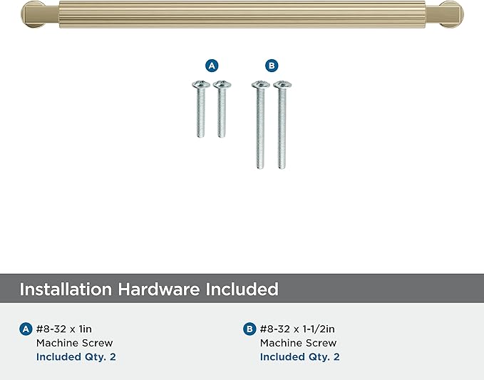 Amerock Ballard 8-13/16 inch (224mm) Center-to-Center Golden Champagne Cabinet Pull, BP37647BBZ