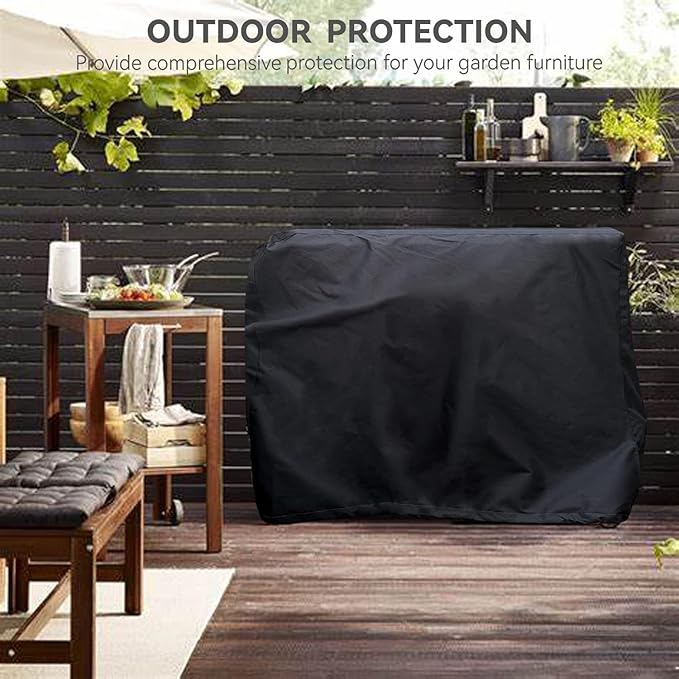 Outdoor Prep Table Cover - Heavy Duty Waterproof Cover for PC3404S Rolling Dining Table Compatible with 46 inch Outdoor Utility Cart