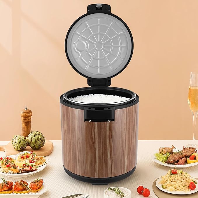 DNYSYSJ 6 Gallon Commercial Rice Steamer Cabinet, 23l Electric Rice Warmer with Temperature Settings, Stainless Steel Rice Warmer Stand for Restaurants, Catering, And Parties, Not Cooker