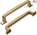 khtumeware 10 Pack 5 Inch Champagne Bronze Cabinet Pulls Warm Brass Drawer Pulls Kitchen Cabinet Hardware Kitchen Handles for Cabinets Cupboard Handles Drawer Handles