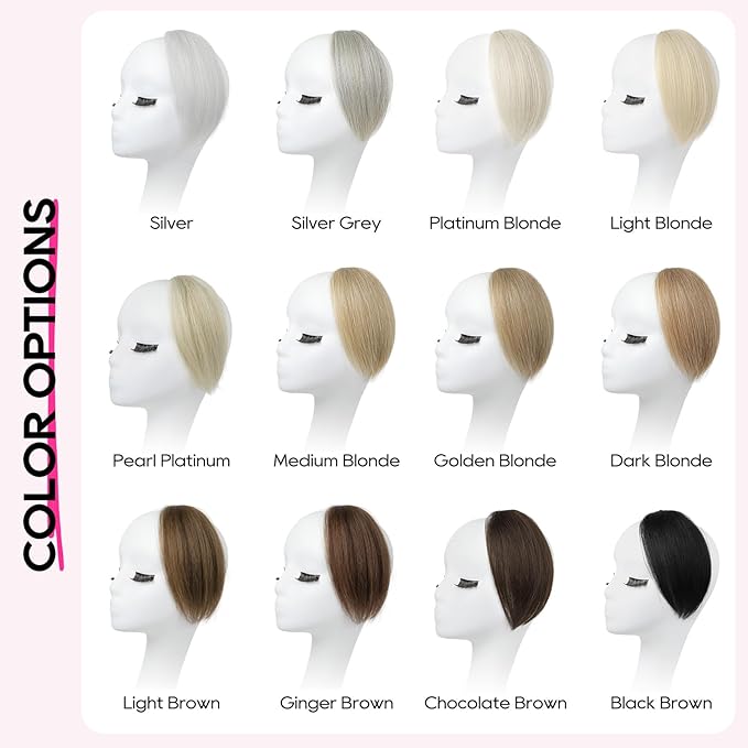 REECHO Clip in Hair Volumizer, Short Thick Clip in Hairpieces Adding Extra Hair Volume Extensions for Women with Thin Fine (Honey Blonde with Highlights, 8 Inch(Pack of 4))