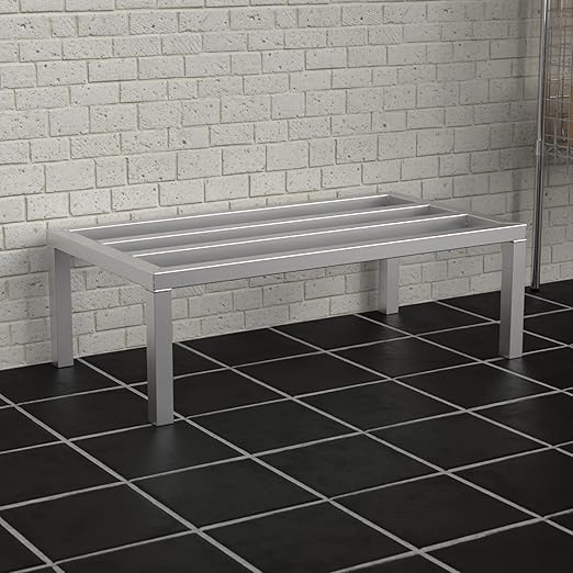 36'' x 20'' x 12'' Aluminum Dunnage Rack - 1630 lb. Capacity