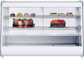 6.5 Cu.Ft Countertop Refrigerated Display Case - Commercial Bakery Refrigerator with LED Lighting, Auto Defrost & Sliding Glass Door for Cafe, Restaurant, Dessert Display