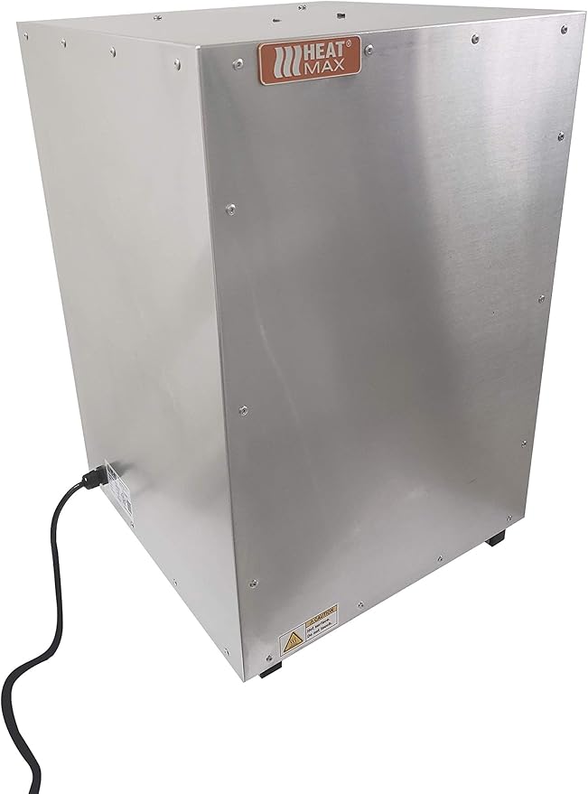HeatMax 16x16x24 Small Hot Box Food Warmer- The Original and The Best - with an Interior usable Shelf Space of 13 x 15.5 inch. for Half Size Disposable Pans, BBQ, Pizza, Any hot Food