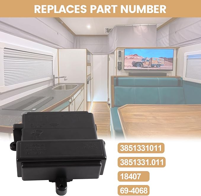 3316348.900 RV Fridge Control Board Compatible with DM2652 RM2852 etc Fridge Fridge Circuit Board, Replace 3316348900 3316348000 3850712013 RV Power Module Board
