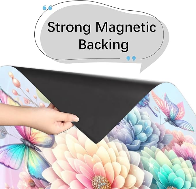 Rainbow Flower Dishwasher Magnet Cover for The Front Dishwasher Door Cover Panel Decals Magnetic Refrigerator Cover for Kitchen Farmhouse Home Decor 23 X 26 in