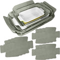 Evelots Bakeware/Cookware Scratch Protectors-Pots/Pan/Dish Dividers-Set of 12 - Two Large Sizes-Extra Thick Felt - Prevent Chips and Cracks When Stacking