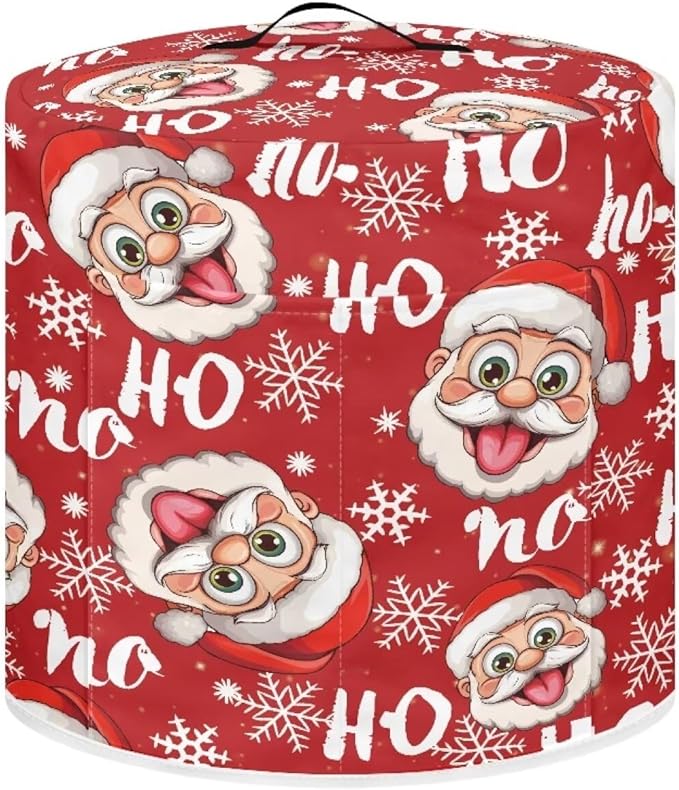 Santa Claus Appliance Covers Star Air Fryer Dust Cover for Instant Pot Accessories 3 Quart Fryer Dust Covers Appliance Dust Covers Soft and Easy to Fold Convenient M