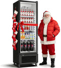 BODEGACOOLER Commercial Beverage Refrigerator and Cooler, 11.5 Cu.Ft Commercial Refrigerators Glass Door Fridge for Bar, drink, Commercial Merchandiser Refrigerator with 312 cans & 192 bottles.