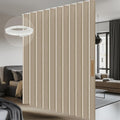100% Blackout Room Divider Curtains Ceiling Curtain Track Sets Flexible Track Curtain Extra Wide(Beige, W180 x L96, 1 Pack)