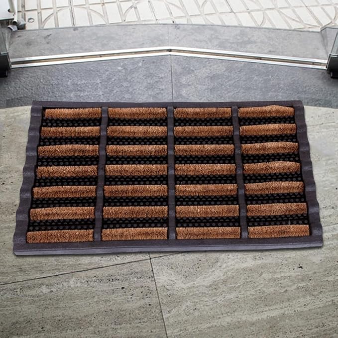 FOOTMATTERS Ninamar Mud Scrubber Tray Mat – 24 x 16 inch - 2 Pack