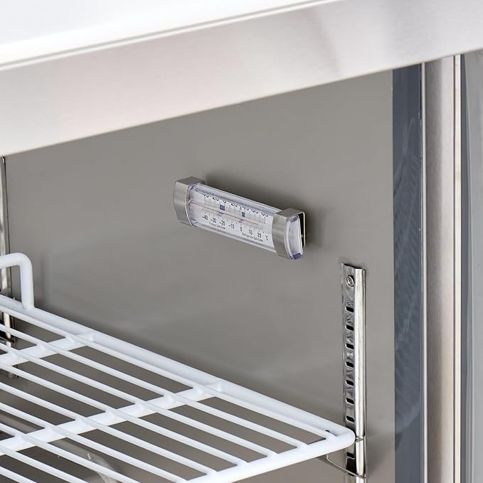 Kratos Commercial Refrigerator, Mega Top Sandwich and Salad Prep Table, 9 pan, 28" W (67K-034)