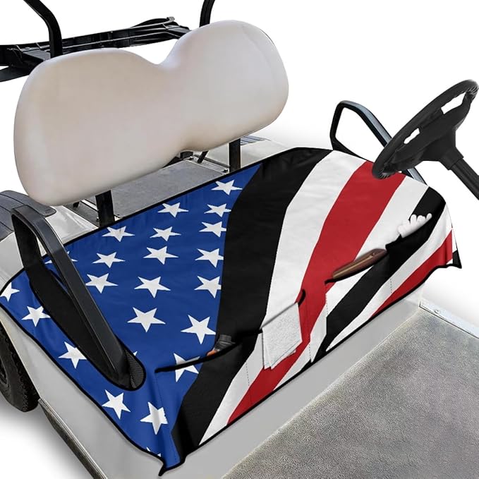 Golf Cart Seat Cover Cushion with Comfortable Microfiber Fabric and Waterproof Protection for Golf Courses and Communities