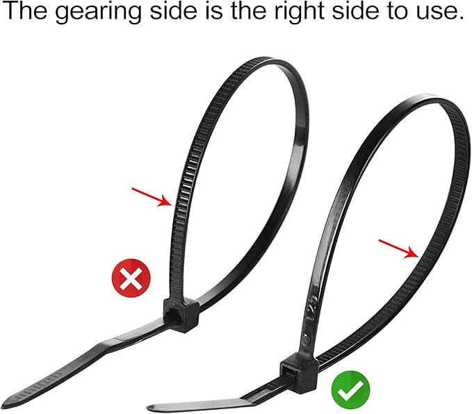 200pcs 3/4" Back-Glue Self Adhesive Black Strong Cable Zip Tie Mounts with 8" Ties, Screws, UV Protection Outdoor Sticky Wire Fasteners Cable Clips Management Anchors Organizer Holders Squares