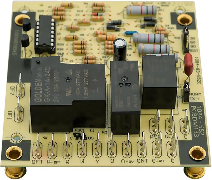 Upgrade PCBDM133S Defrost Control Board Replacement for Goodman & Amana Heat Pumps/Furnaces - Replaces PCBDM133S, Compatible with Multiple HVAC Systems