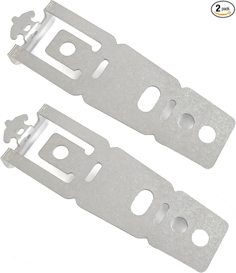 2-Pack Rust Resistant Stainless Steel WD01X27759 Dishwasher Mounting Brackets for GE