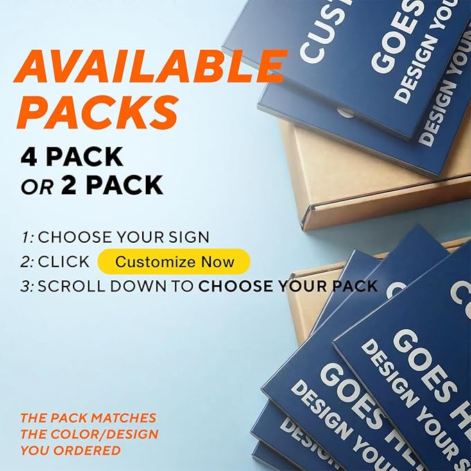 Custom Outdoor Metal Signs, Personalized Aluminum Signs, Customized Safety Signs, Metal Business Signs, Waterproof Outdoor Business Signs, White Aluminum (Blue, 30x24 In)