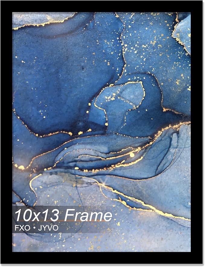 10x13 Picture Frame, Black Frame for 10 x 13 Inch Picture Poster Photo, Light Weight and High Transparent 10 by 13 Frame for Wall - 1 Pack/Black/10 x13