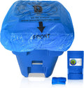 95 Gallon Trash Can Cover Odor Eliminating Bag with Elastic Band Chemical Free Durable Outdoor Garbage Deodorizer 3 Pack