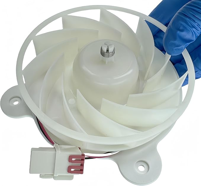 Upgraded DA31-00287B Refrigerator Evaporator Fan Motor (OEM) for Samsung Refrigerator Replaces AP5948644 PS9494284 EAP9494284 DA31-00334A DA96-00968A 2-Years Warranty