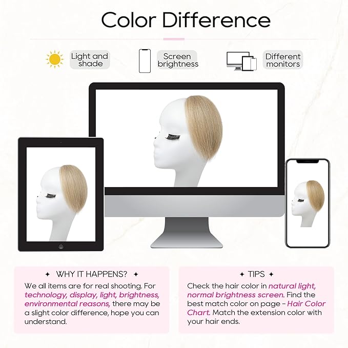 REECHO Clip in Hair Volumizer, Short Thick Clip in Hairpieces Adding Extra Hair Volume Extensions for Women with Thin Fine (Medium Blonde with Highlights, 8 Inch(Pack of 2))