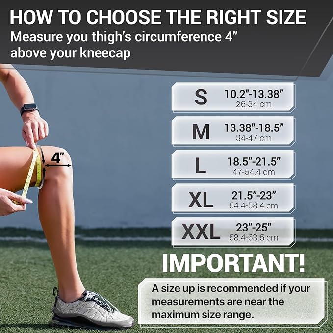 DR. BRACE ELITE Knee Brace with Side Stabilizers & Patella Gel Pads for Maximum Knee Pain Support and fast recovery for men and women-Please Check How To Size Video (Mercury, Small)