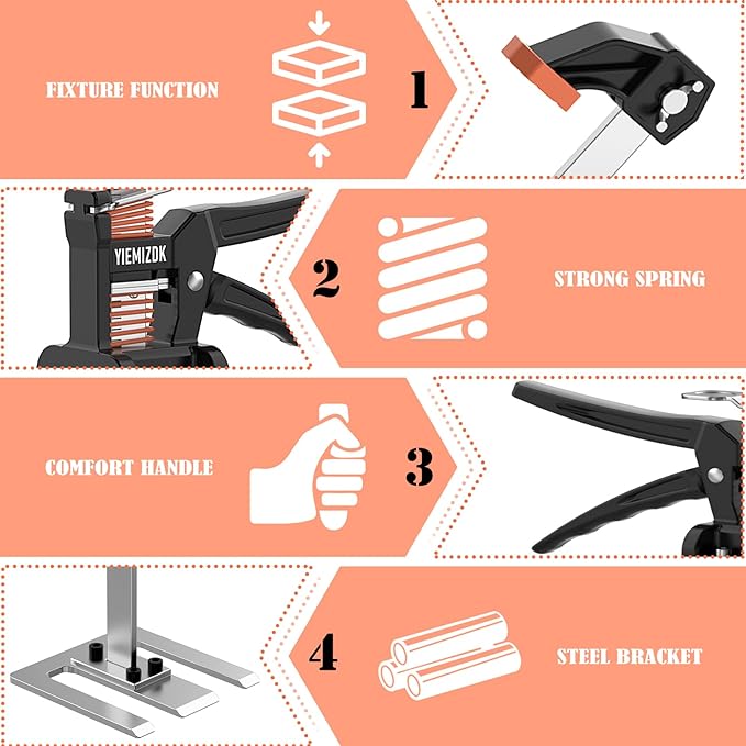 Labor-Saving Arm Jack Two-Piece Set for Wall Tile Positioning, Doors, Windows, Cabinets, Installation, Furniture Lift, Drywall Lift, Lift Tools (15.7) (Black, 14)