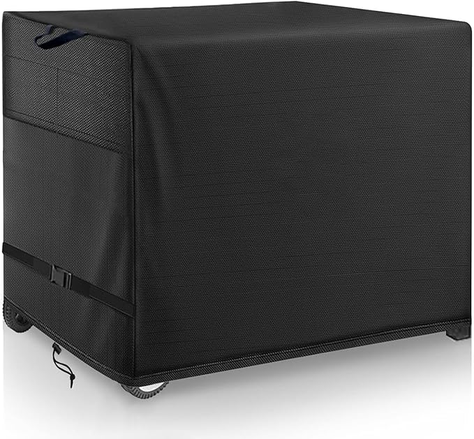 Outdoor Pizza Oven Table Cover - Heavy Duty Waterproof Cover for Ooni Large Table,Black