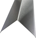 Brushed 304 Stainless Steel Corner Guards, 48" Wall Protectors, 20ga & 16ga, Available in 1/2" to 4", Multi-Pack Options (1, 2, 5, or 10) (5, 4 x 4, 20ga, with Hug Edges)